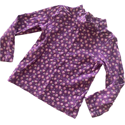 Dora The Explorer Long Sleeve Floral Top - Size 4