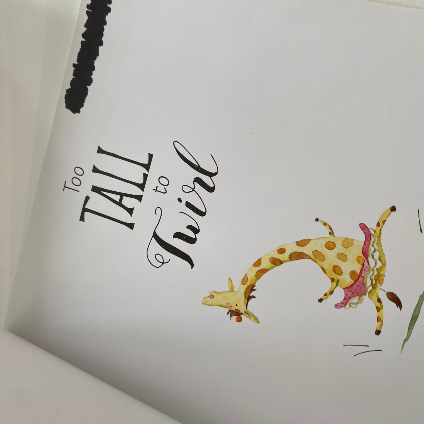Too Tall To Twirl Book