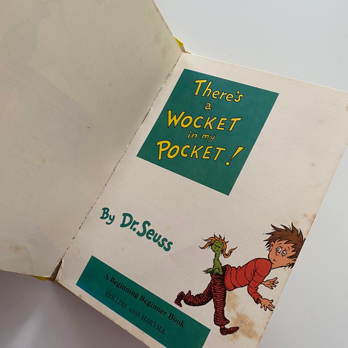 Vintage Dr Seuss There’s A Wocket In My Pocket Book