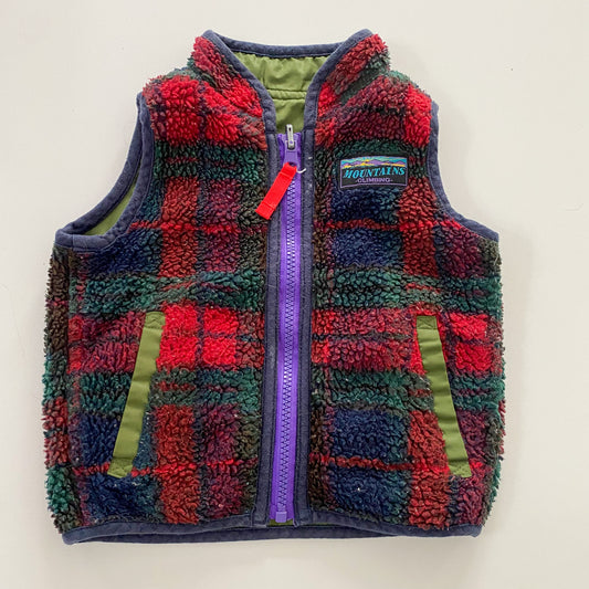 Vintage Reversible Sherpa Vest - Size 1