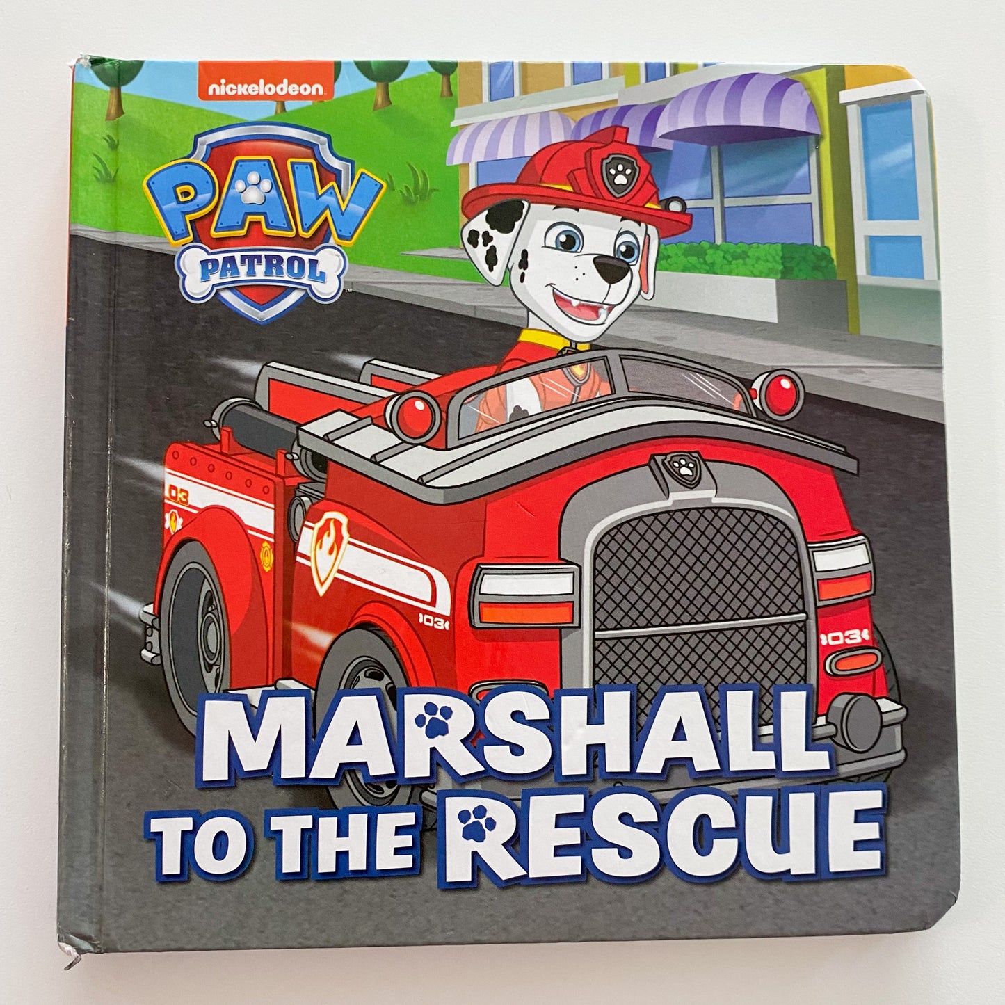 Paw Patrol Marshall To The Rescue Board Book