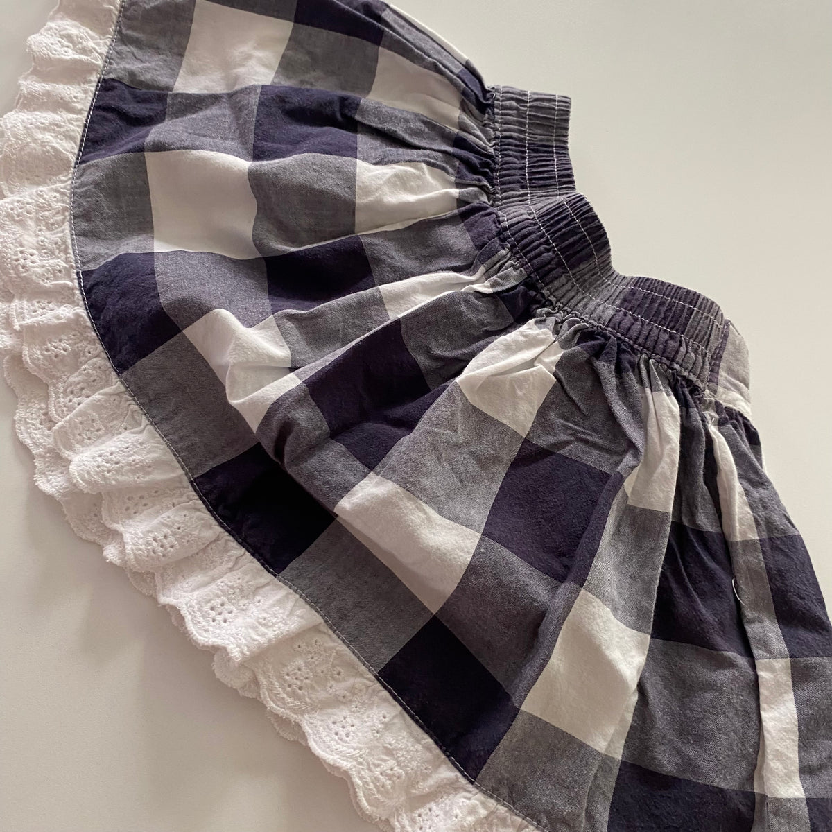 Vintage JK Kids Gingham Skirt - Size 1