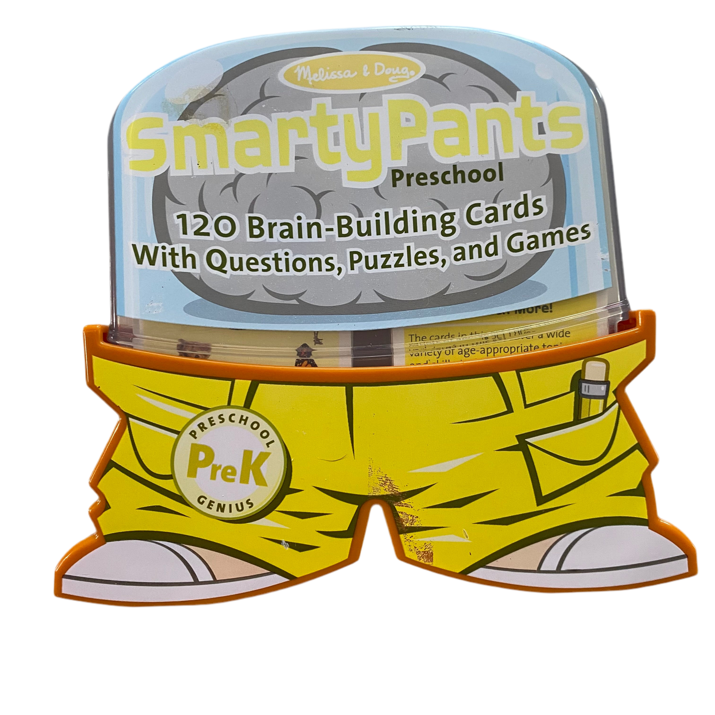 Melissa & Doug Smarty Pants Preschool Brain Building Question, Puzzle & Game Cards