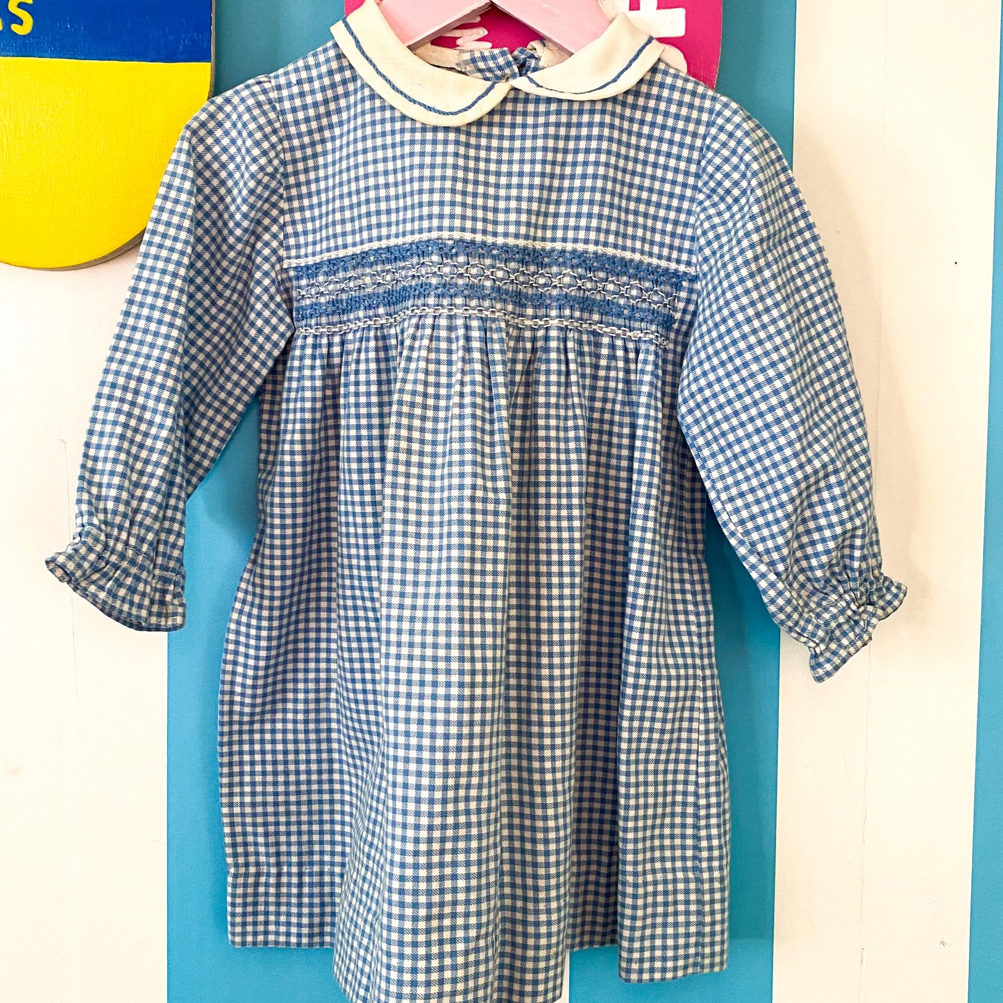 Vintage Smocked Dress - Size 1