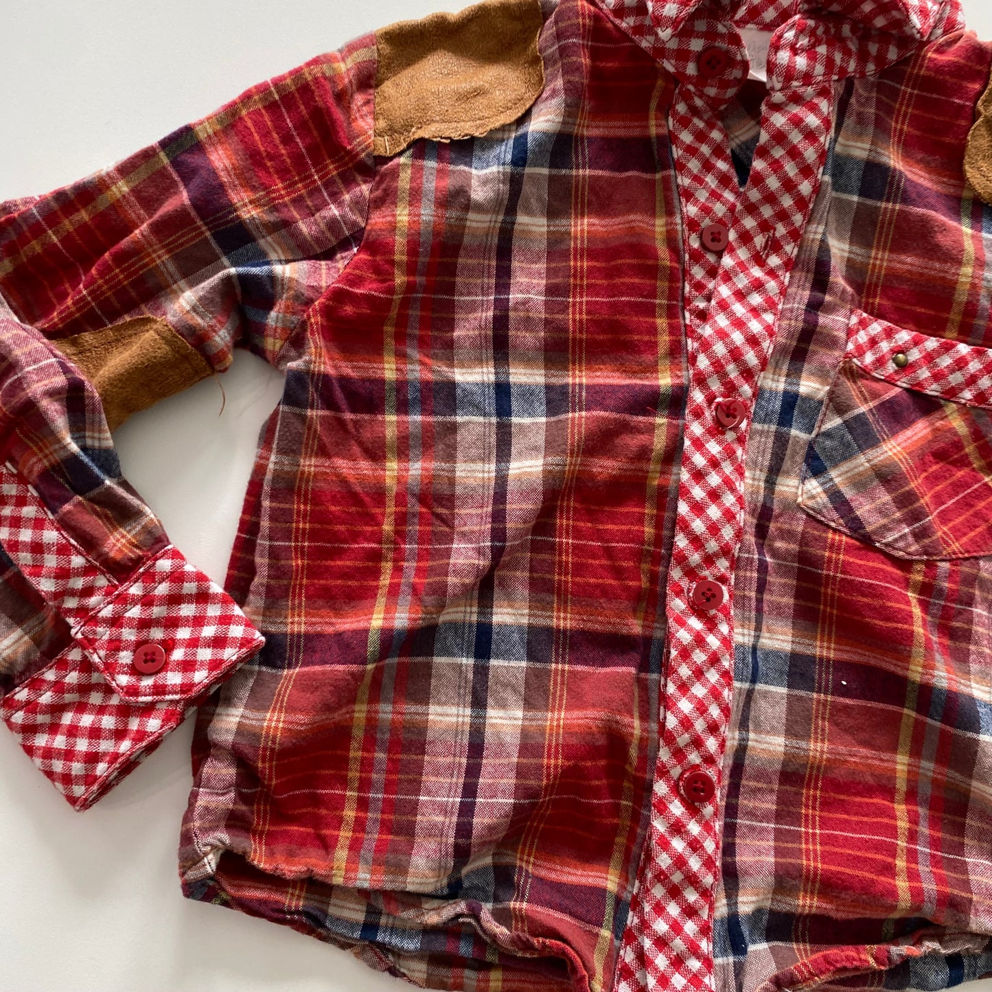 Vintage Plaid Shirt - Size 3