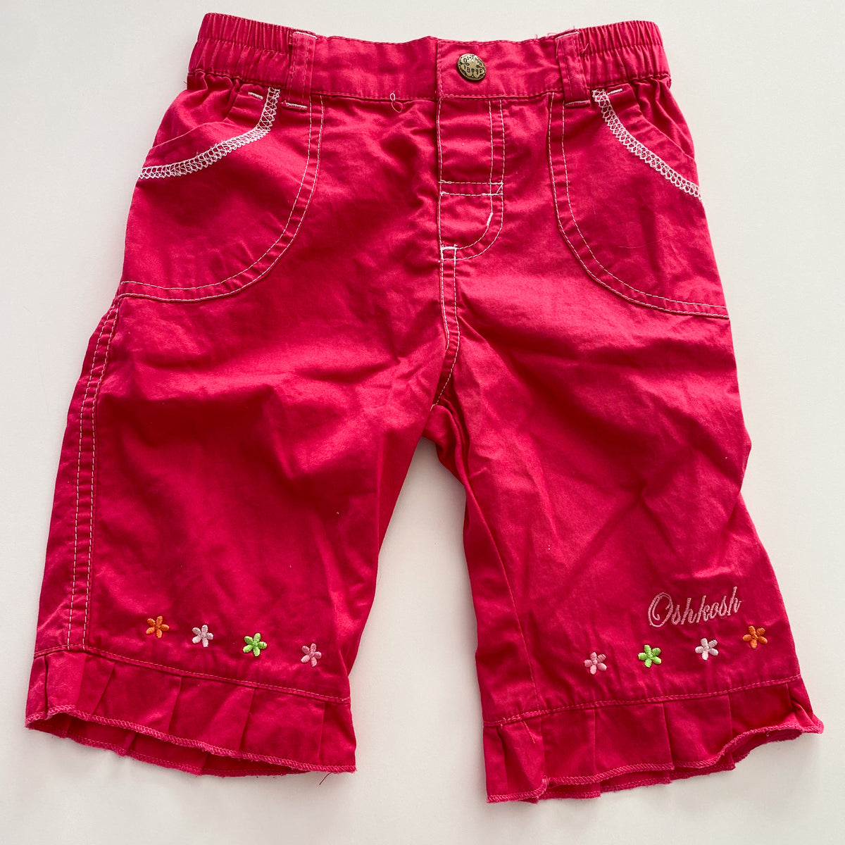 Vintage Oshkosh Pink Flare Pants - Size 6-12M