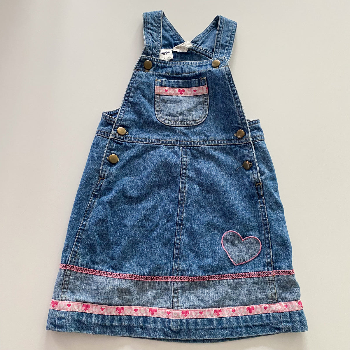 Vintage Hi Hippo Denim Dress - Size 2