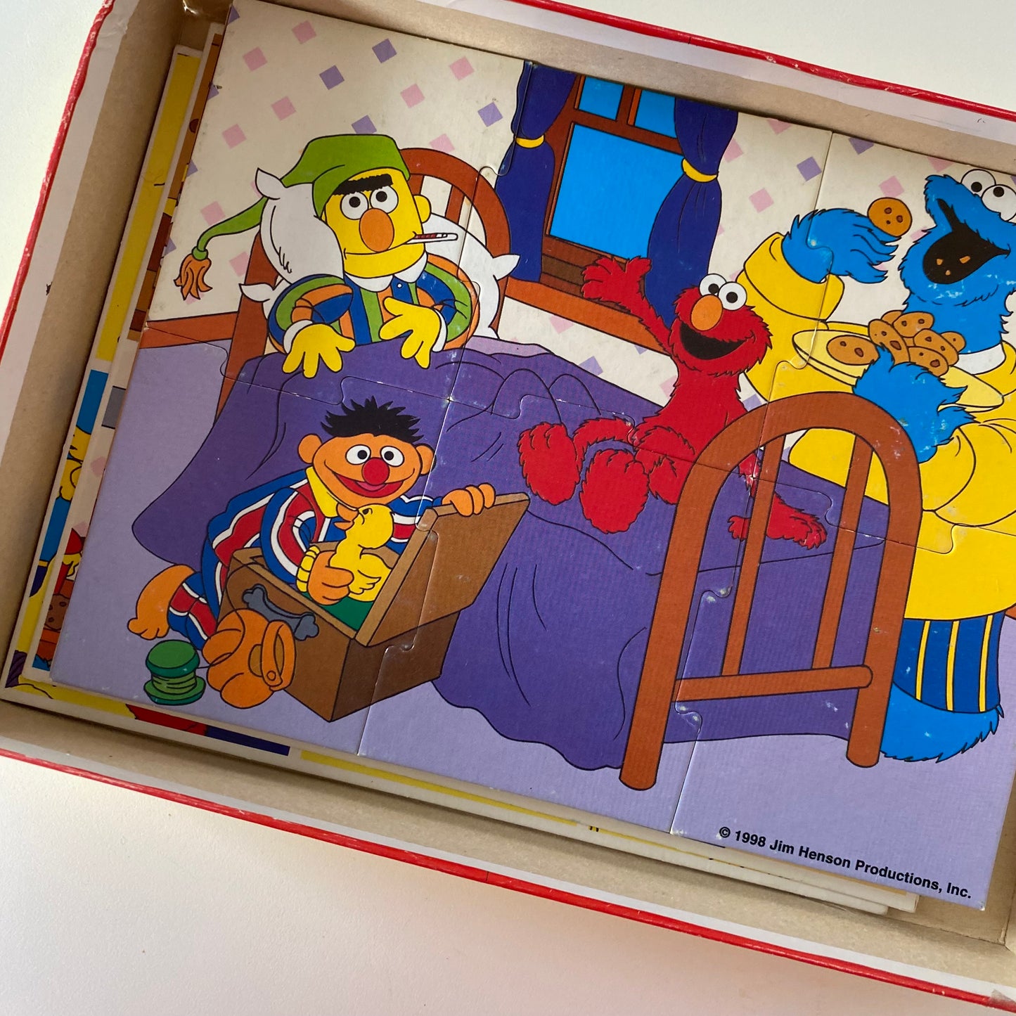 Puzzle Memory Game - Vintage Sesame Street