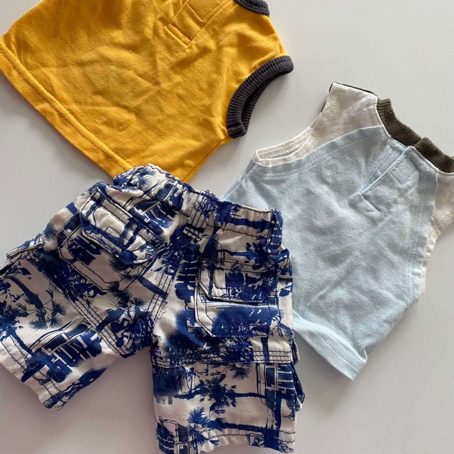 Vintage Pumpkin Patch Bear Outfit