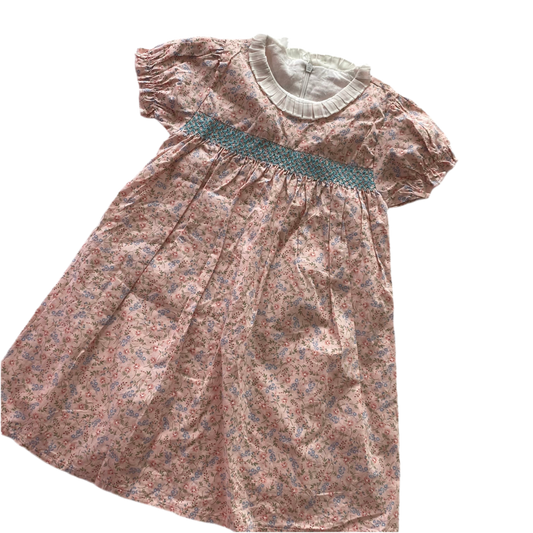 Vintage Floral Dress - Size 2-3Y