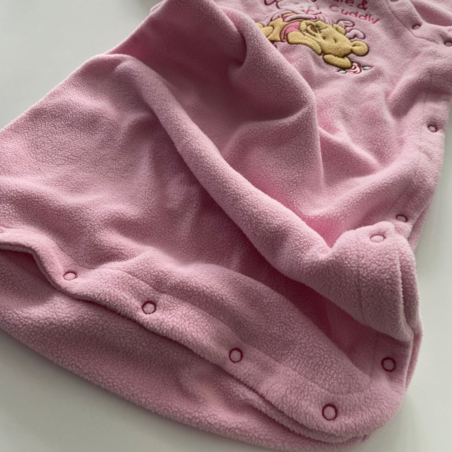 Vintage Disney Winnie The Pooh Fleece Pram Suit - Size 6-12M