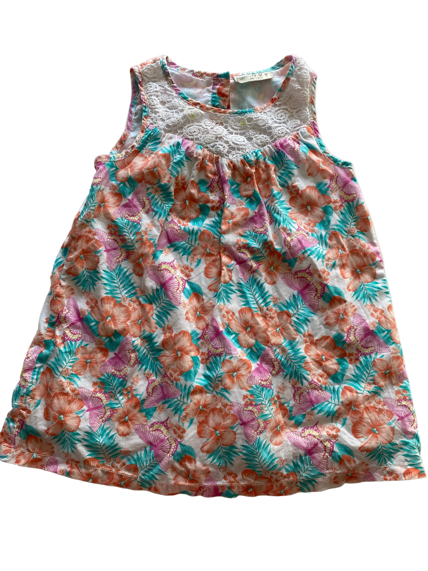 Jeans West Jnr Floral Dress - Size 3