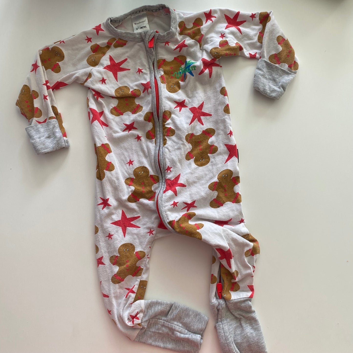 BONDS Christmas Wondersuit - Size 6-12M