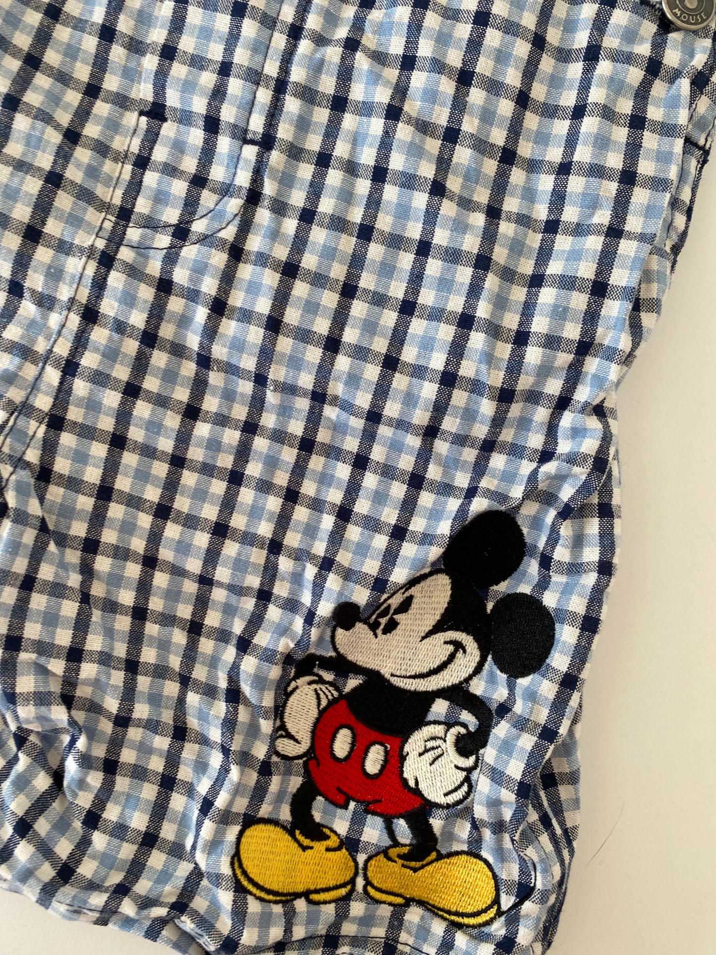 Disney Mickey Mouse Shortalls & Top - Size 3