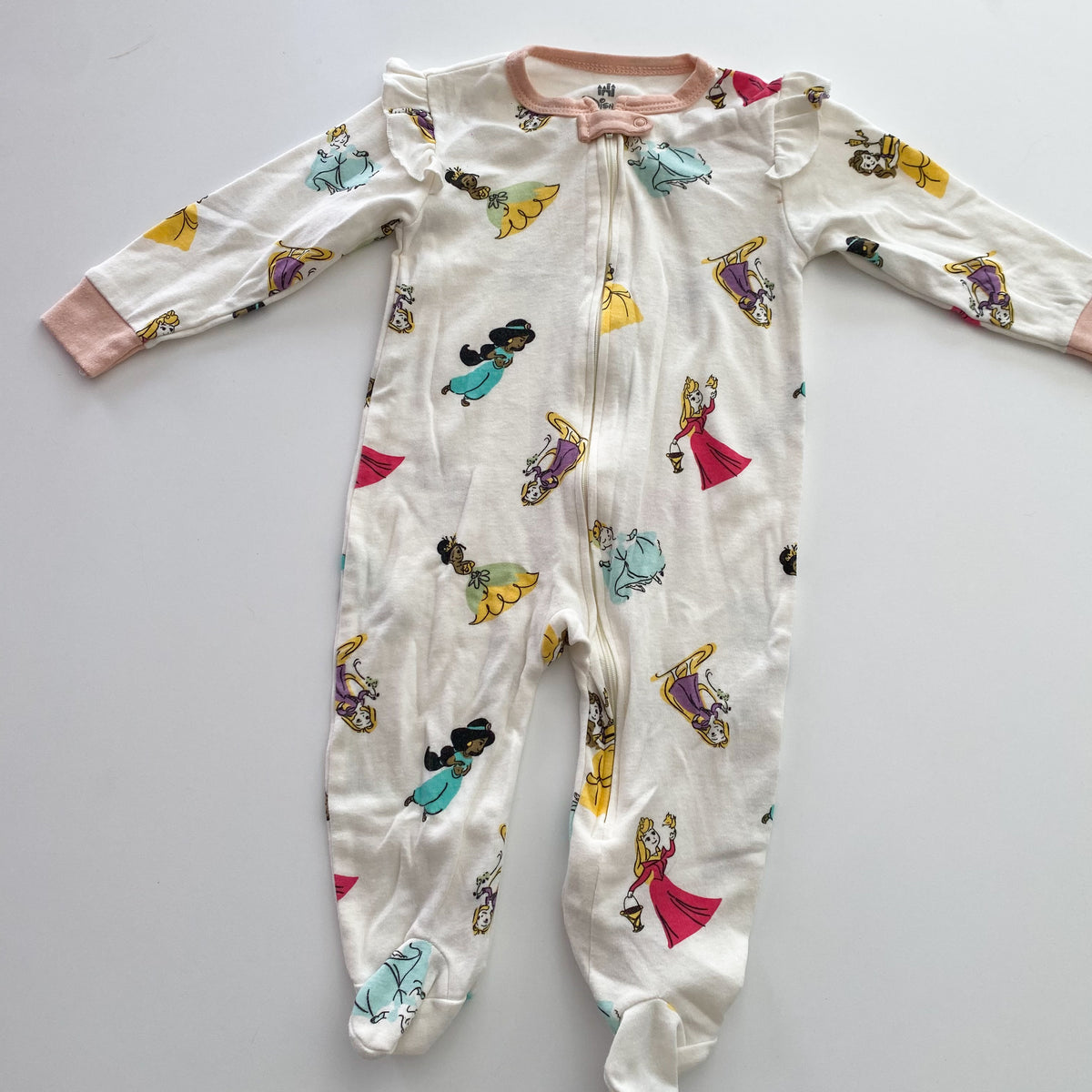 Disney Princess Footed Suit - Size 6-12M