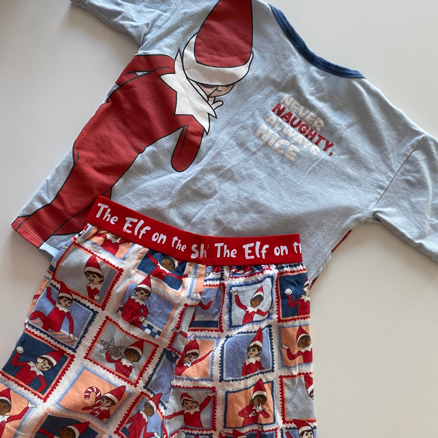 Elf On The Shelf Pyjamas - Size 7