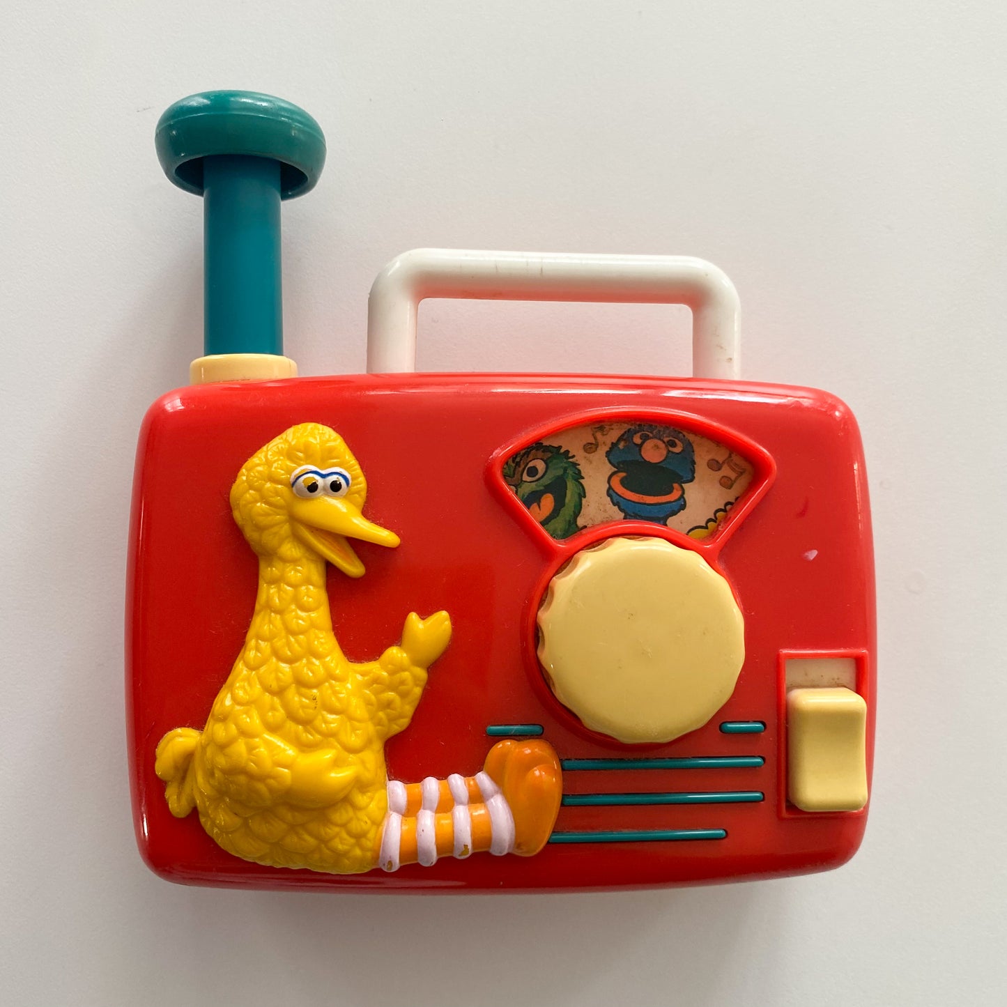 Vintage Sesame Street Big Bird Musical Wind Up Toy