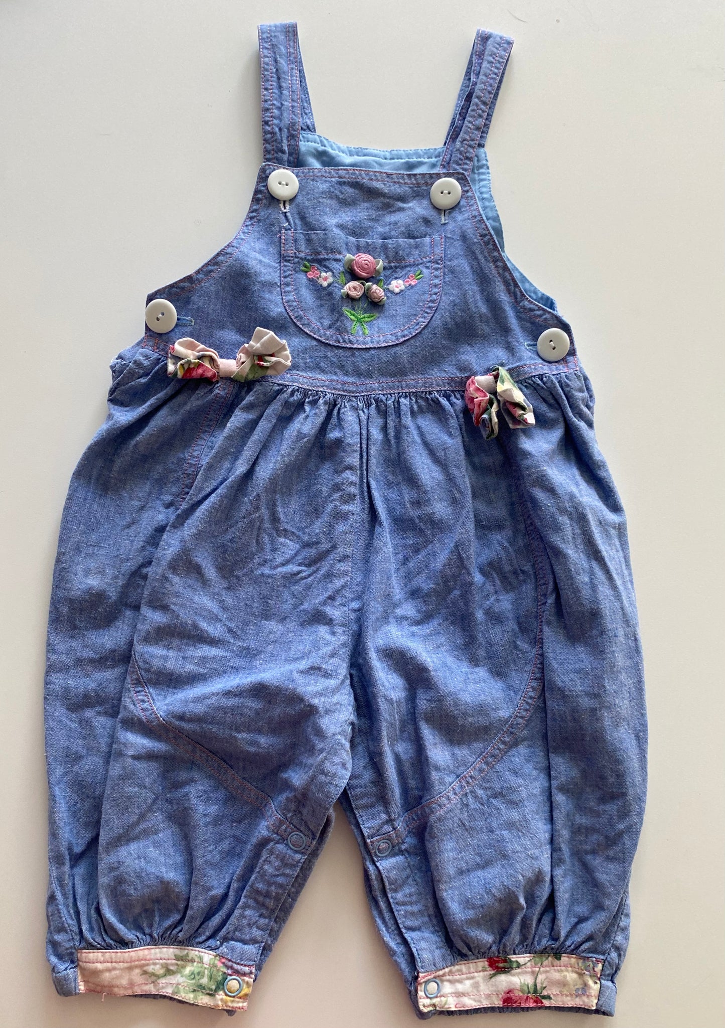 Vintage Overalls - Size 6-12M