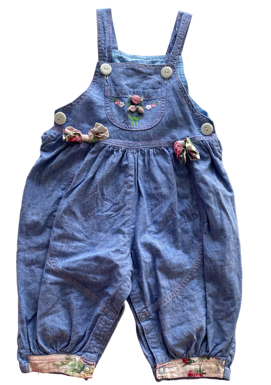 Vintage Overalls - Size 6-12M