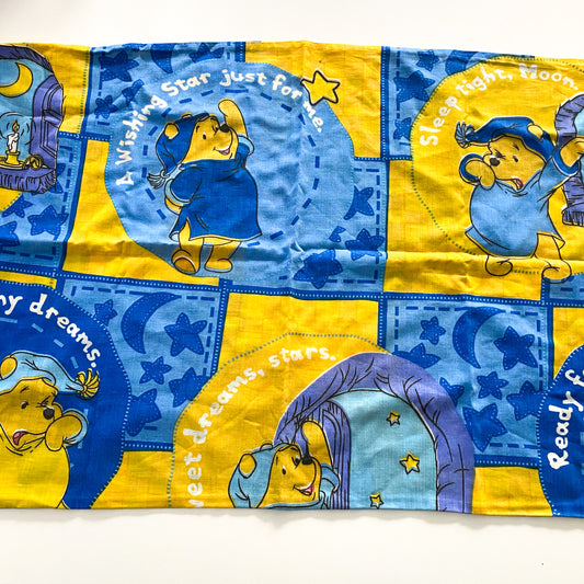 Vintage Disney Winnie The Pooh Pillowcase