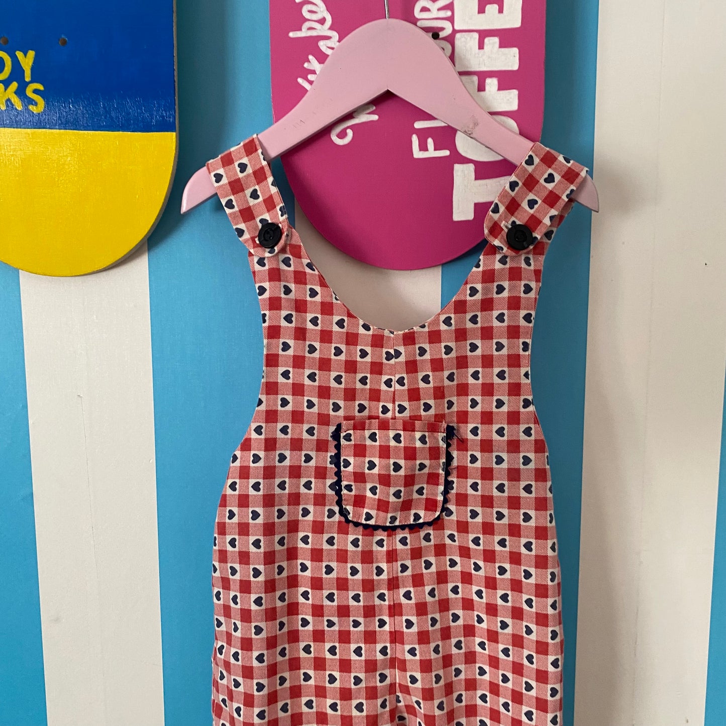 Vintage Handmade Overalls - Size 18M