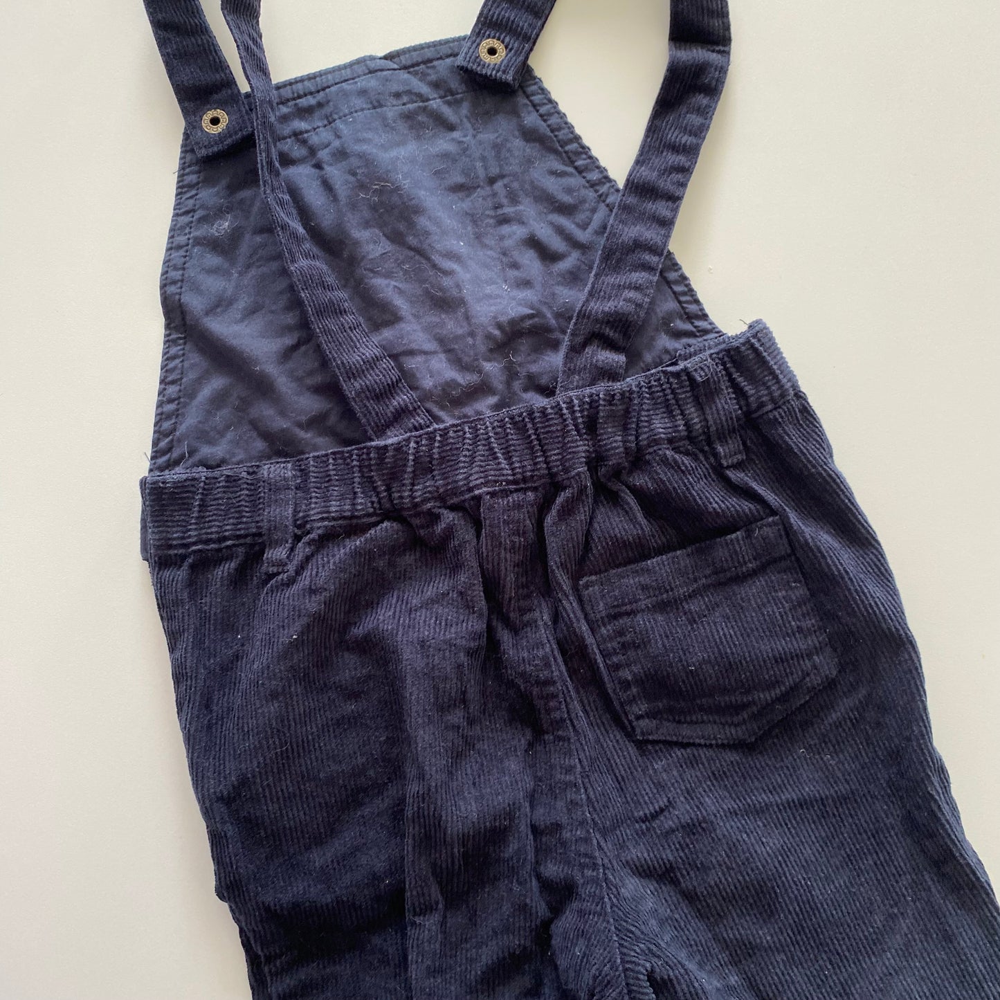 David Jones Navy Corduroy Overalls - Size 2
