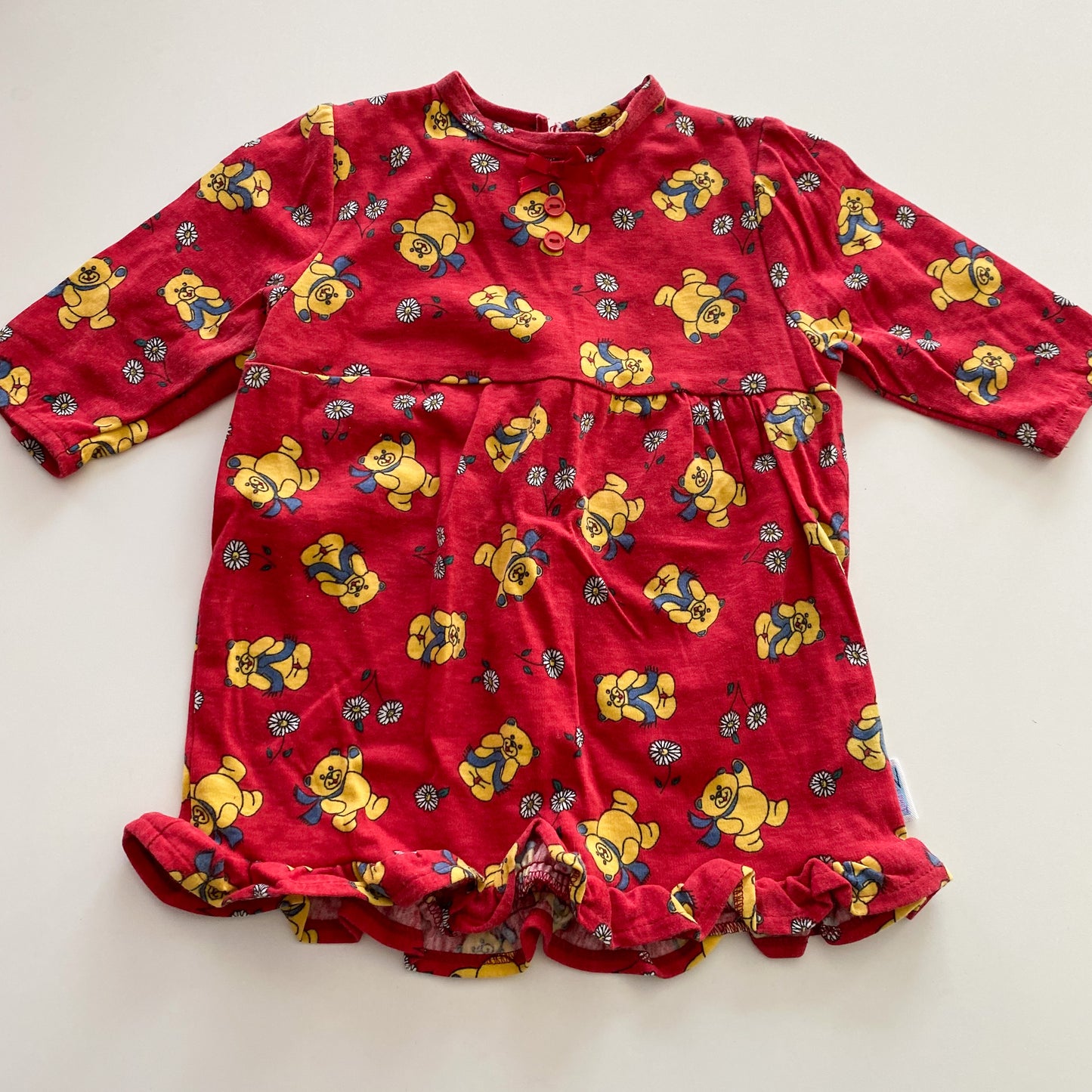 Vintage Teddy Bear Nightie - Size 12M