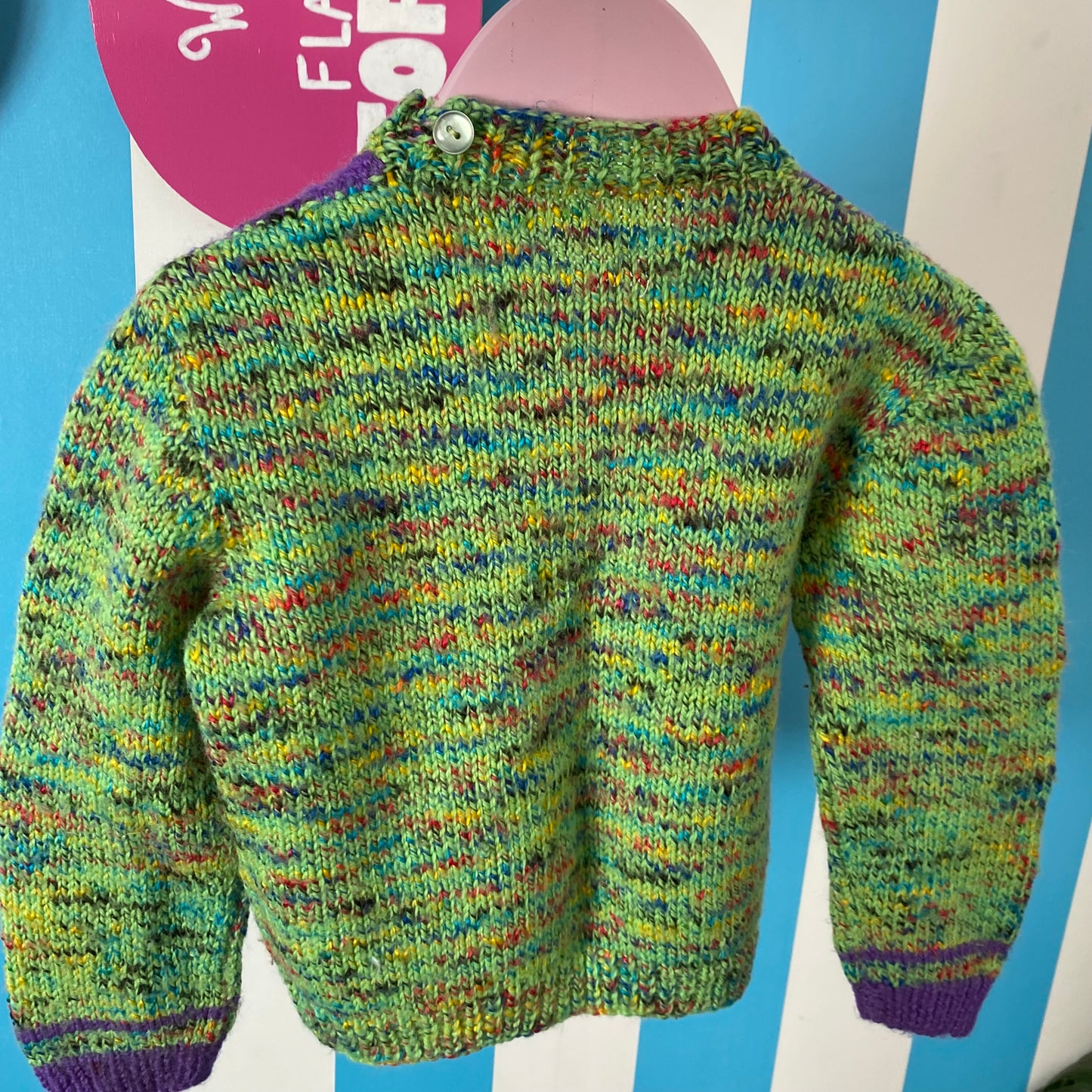 Handmade Knit Jumper - Size 3-5Y