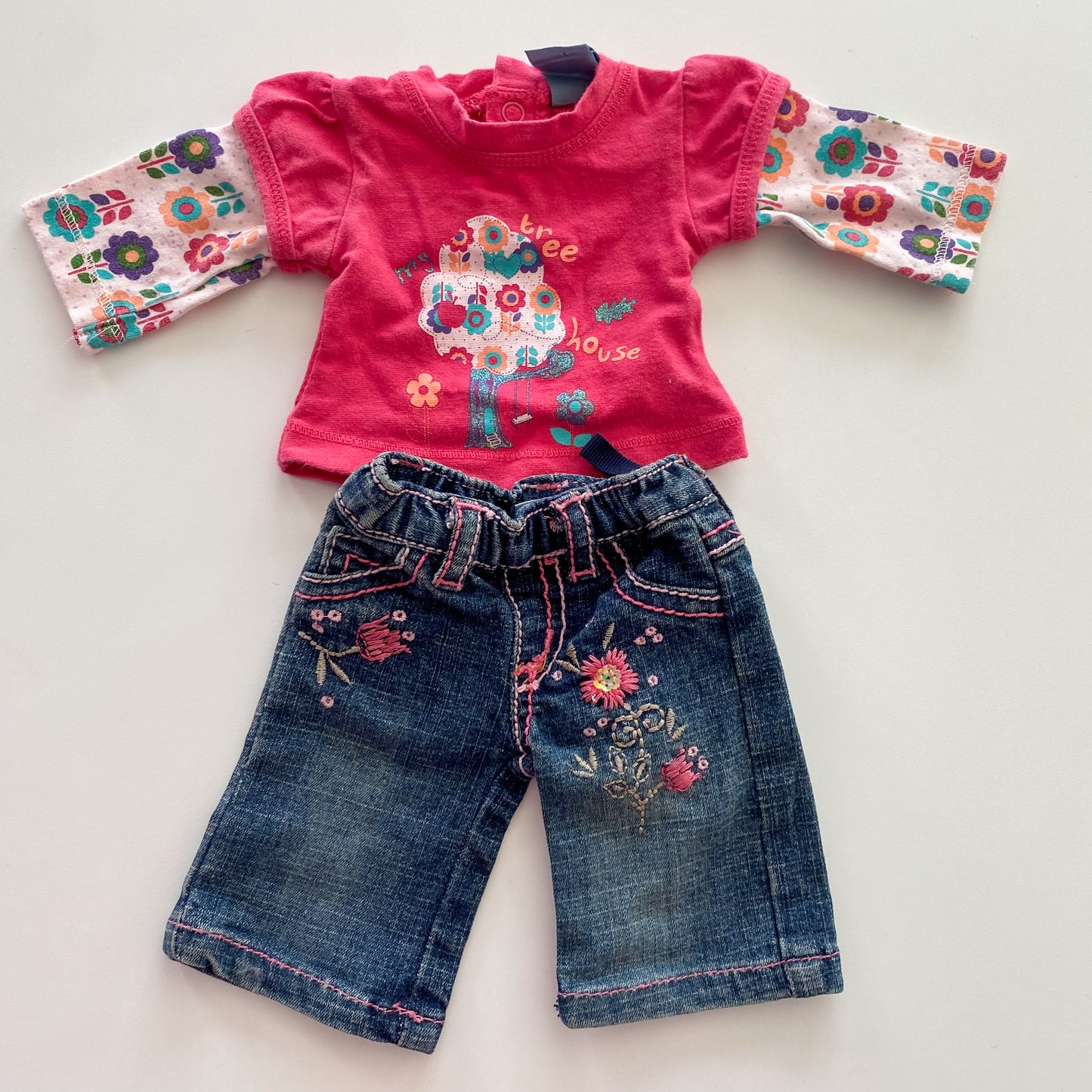 Vintage Pumpkin Patch Bear Outfit