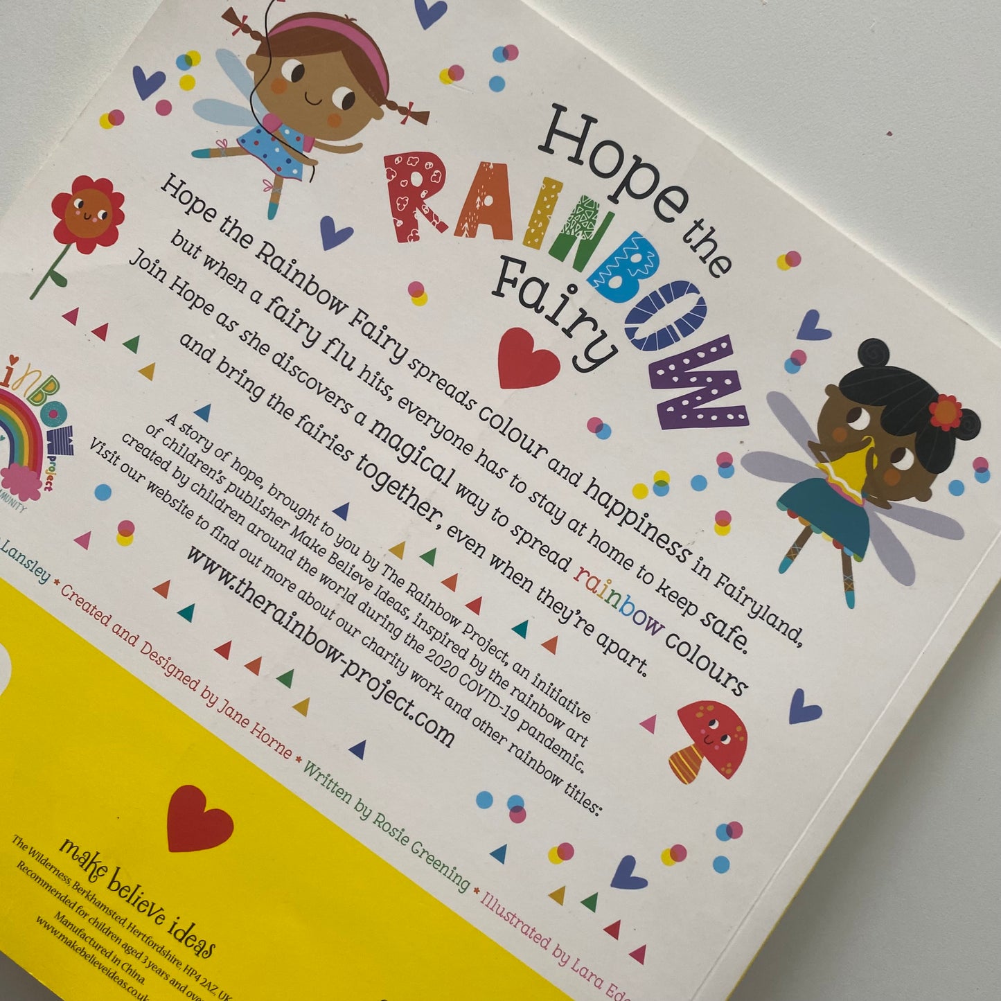 Hope The Rainbow Fairy Book