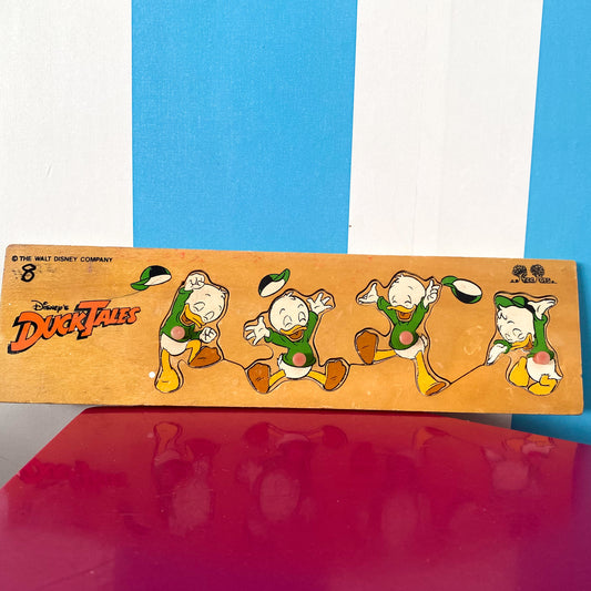 Vintage Disney Duck Tales Wooden Puzzle