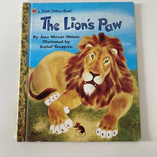 Book - Little Golden The Lions Paw