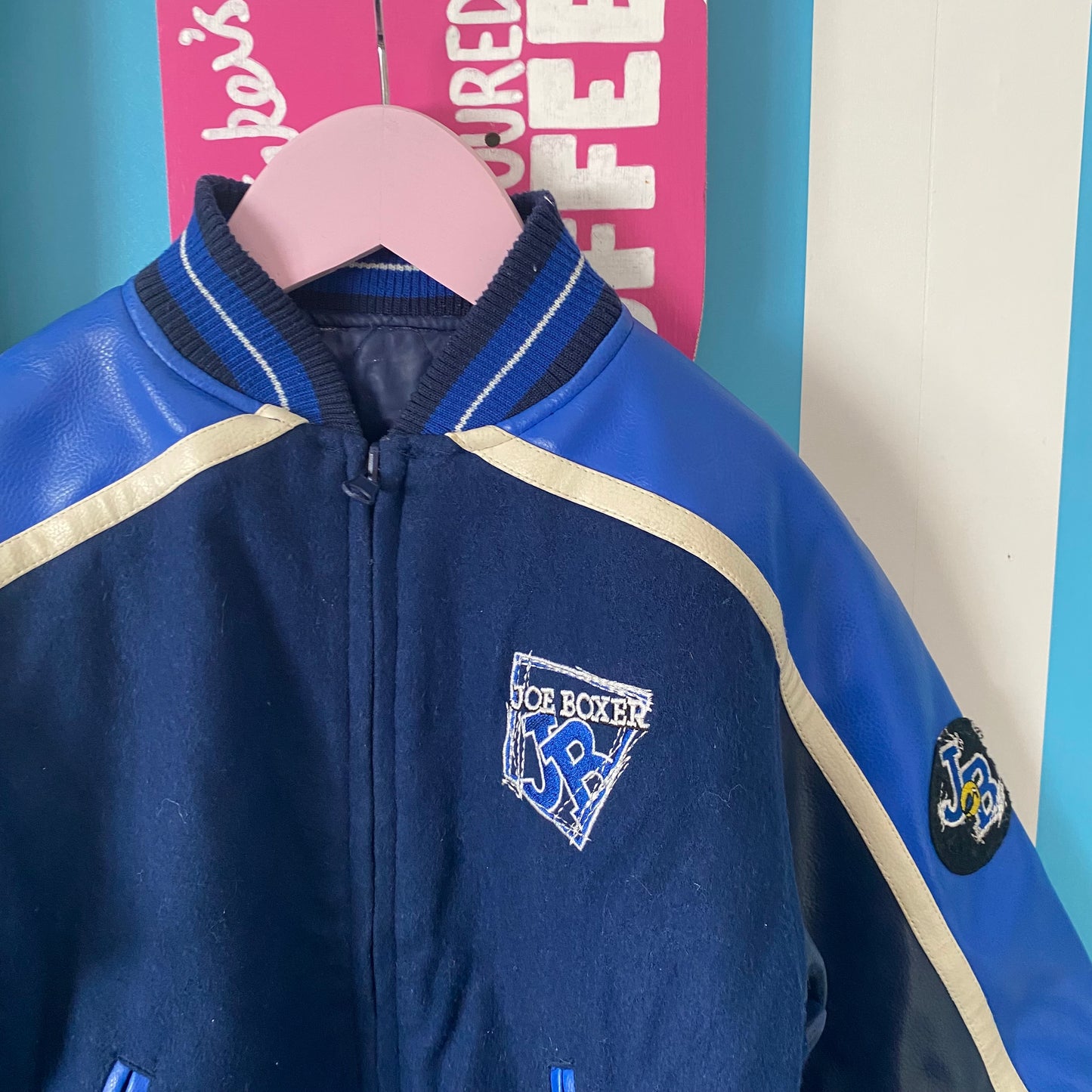 Vintage Joe Boxer Reversible Bomber Jacket - Size 5