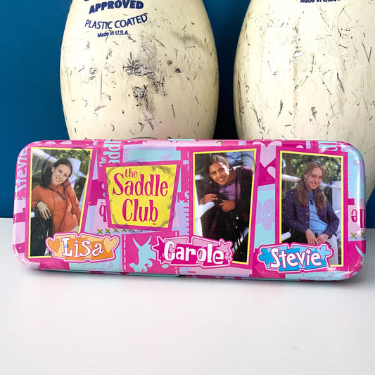 Y2K Saddle Club Tin Pencil Case
