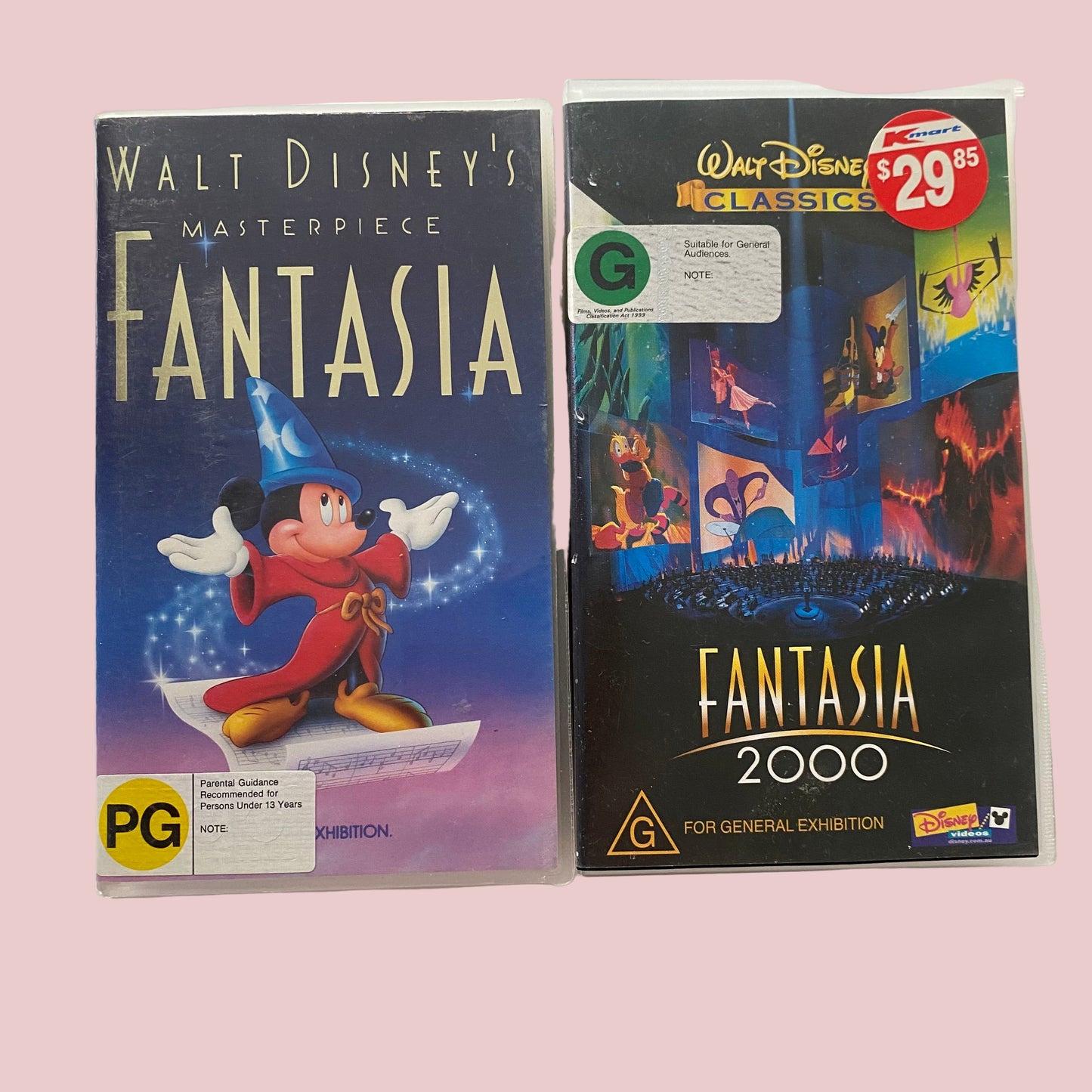 Vintage Disney Fantasia VHS