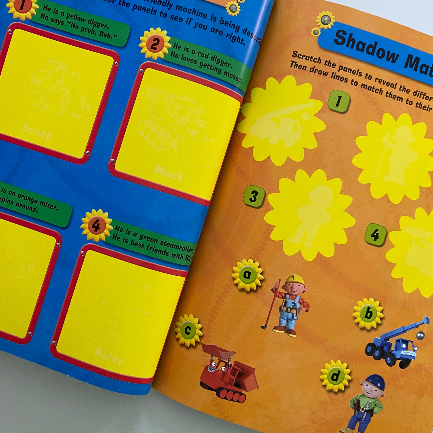 Bob The Builder Scratch & Show Activity Book (NEW)