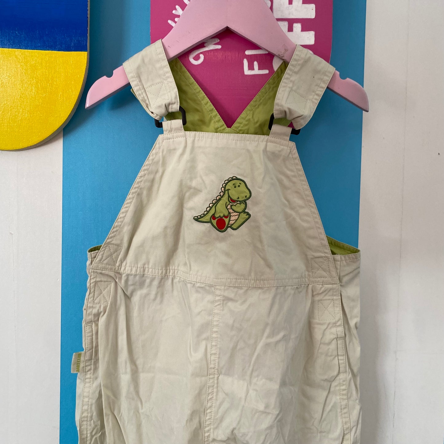 Y2K Target Dinosaur Overalls - Size 2
