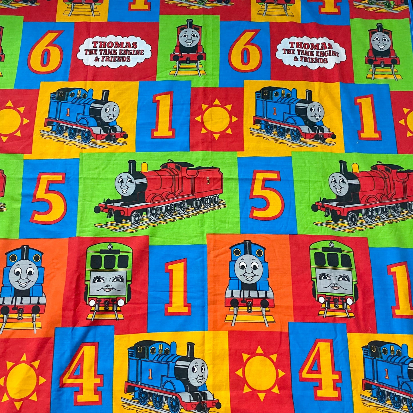 Vintage Thomas The Tank Engine Reversible Single Duvet Cover