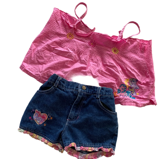 Y2K My Little Pony Set - Size 5 (FLAW)