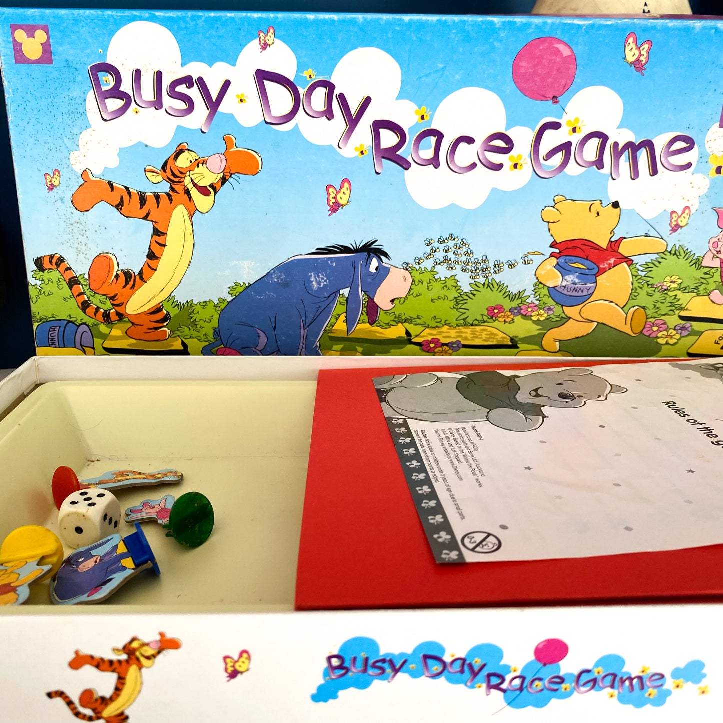 Disney Winnie The Pooh Busy Day Race Board Game