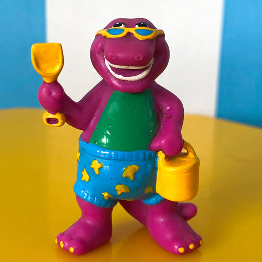 Vintage Barney Beach Figure