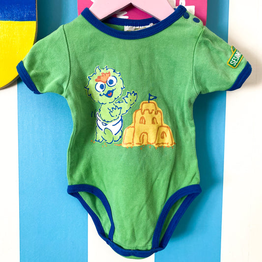 Vintage Sesame Street Bodysuit - Size 0-3M