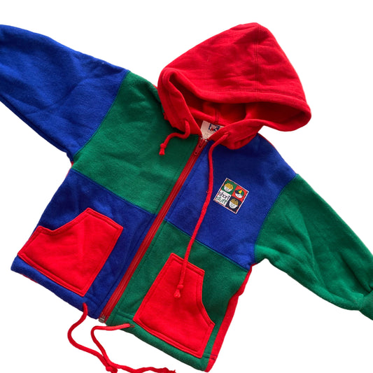 Vintage Teeny Weeny Zip Hoodie - Size 18M