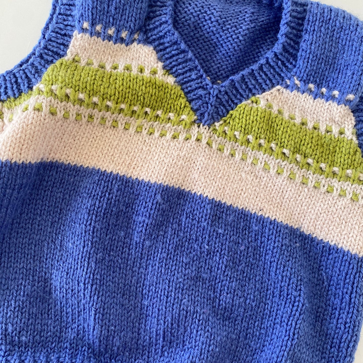 Handmade Knit Vest - Size 6-12M