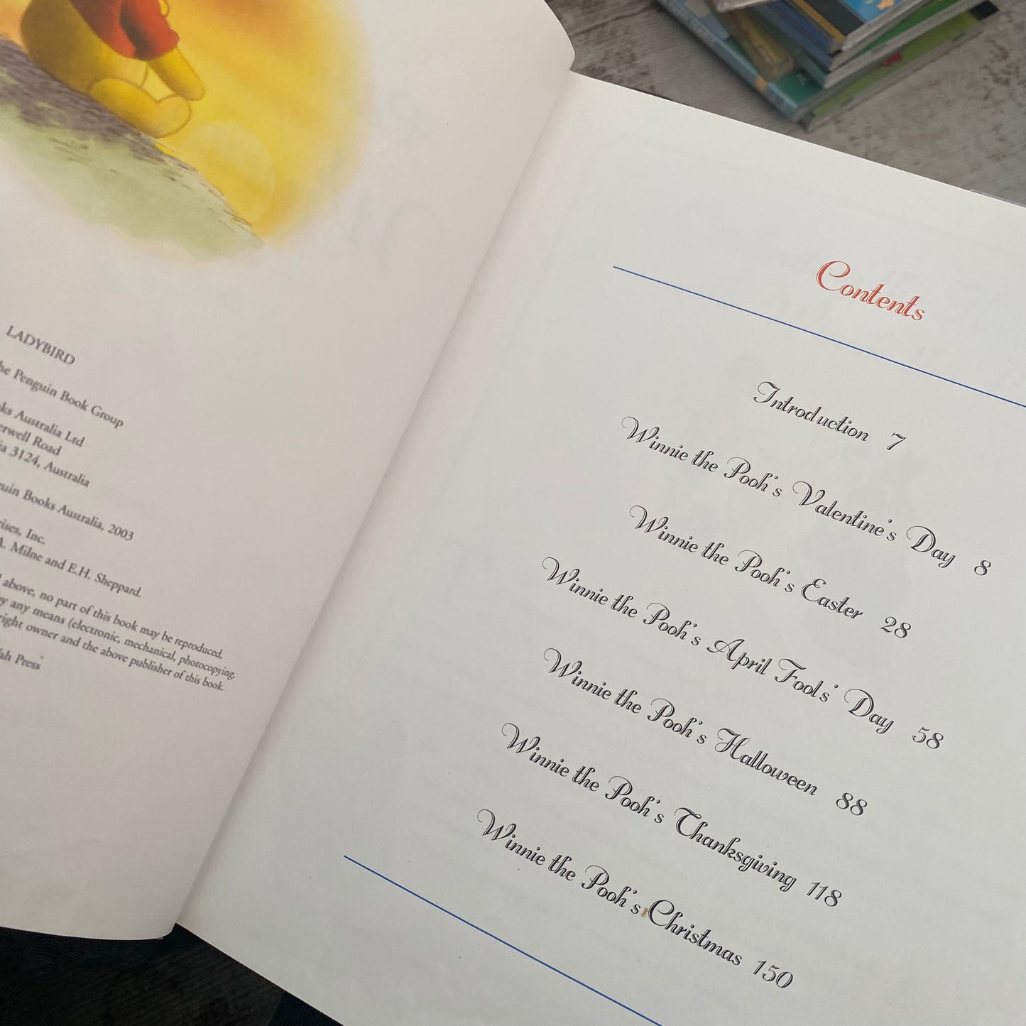 Disney Celebrate The Year With Winnie The Pooh Book