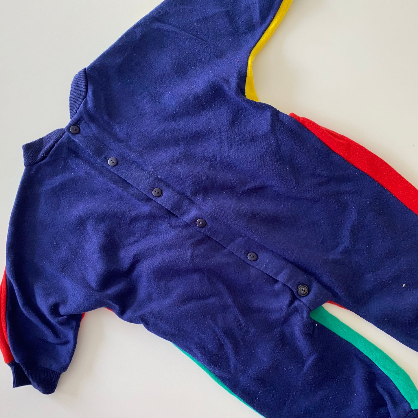 Vintage Colour Block Romper - Size 1