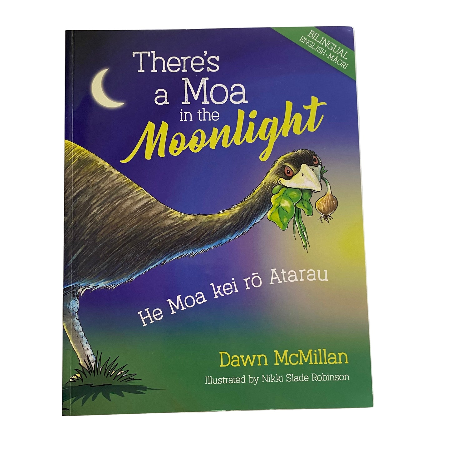 There’s A Moa In The Moonlight Te Reo Māori Book