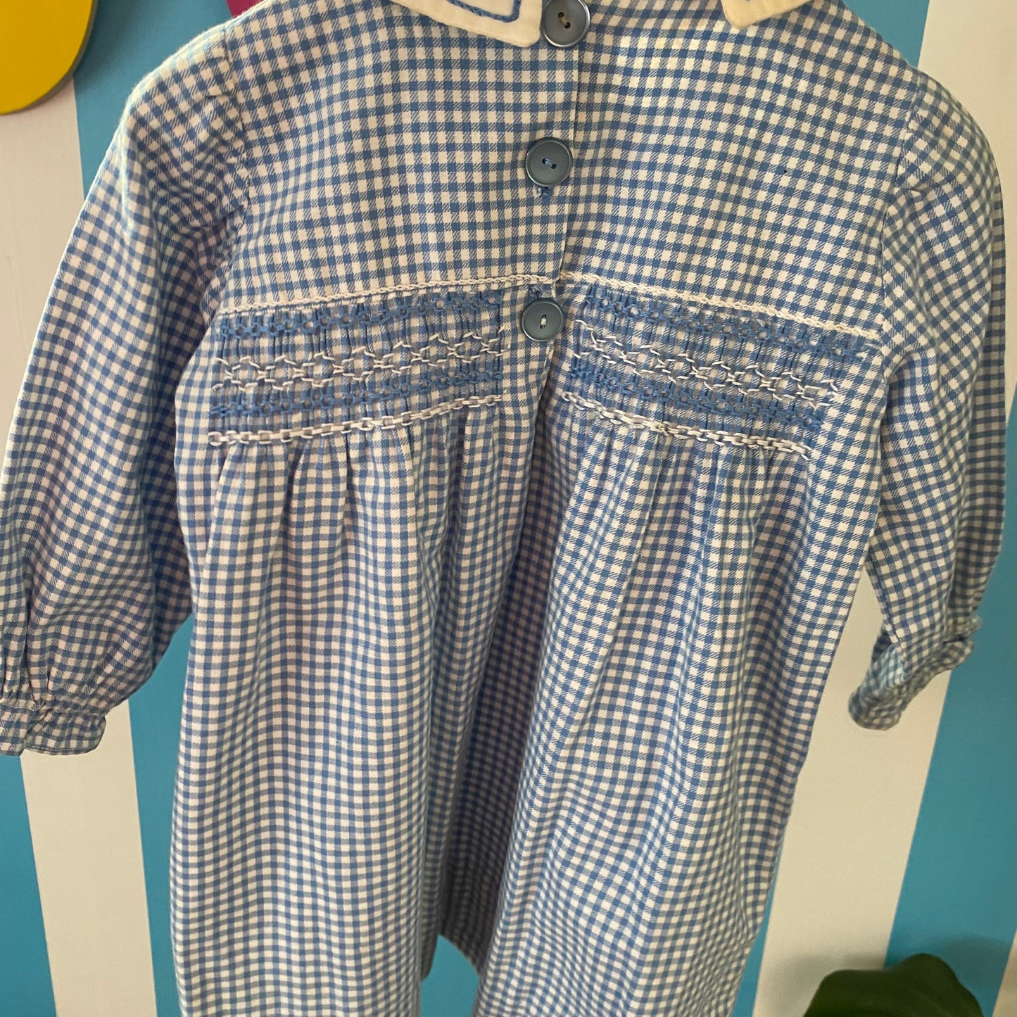 Vintage Smocked Dress - Size 1