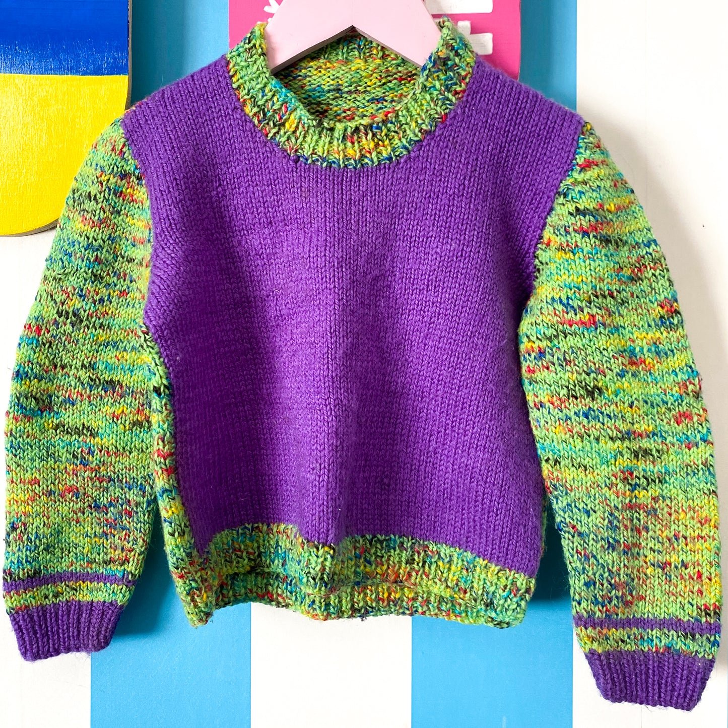 Handmade Knit Jumper - Size 3-5Y