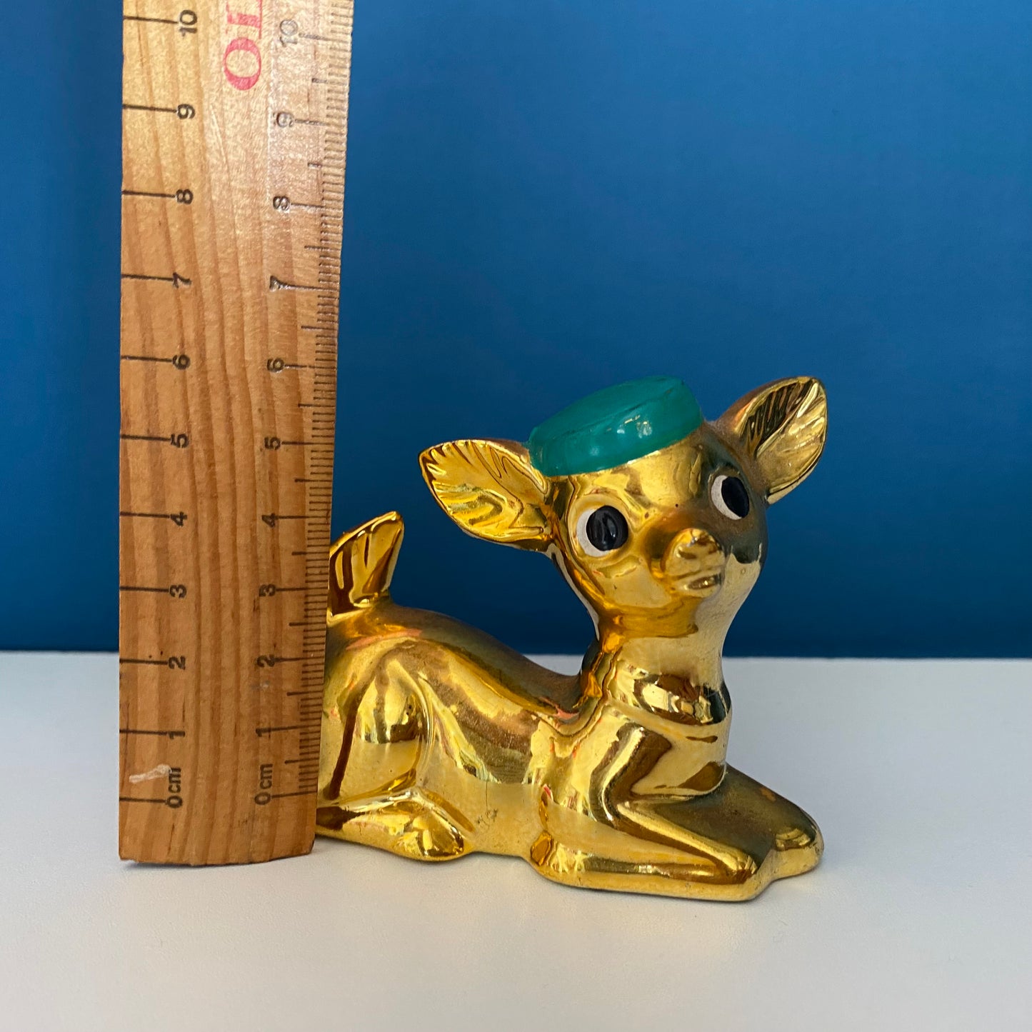 Vintage Ceramic Gold Deer